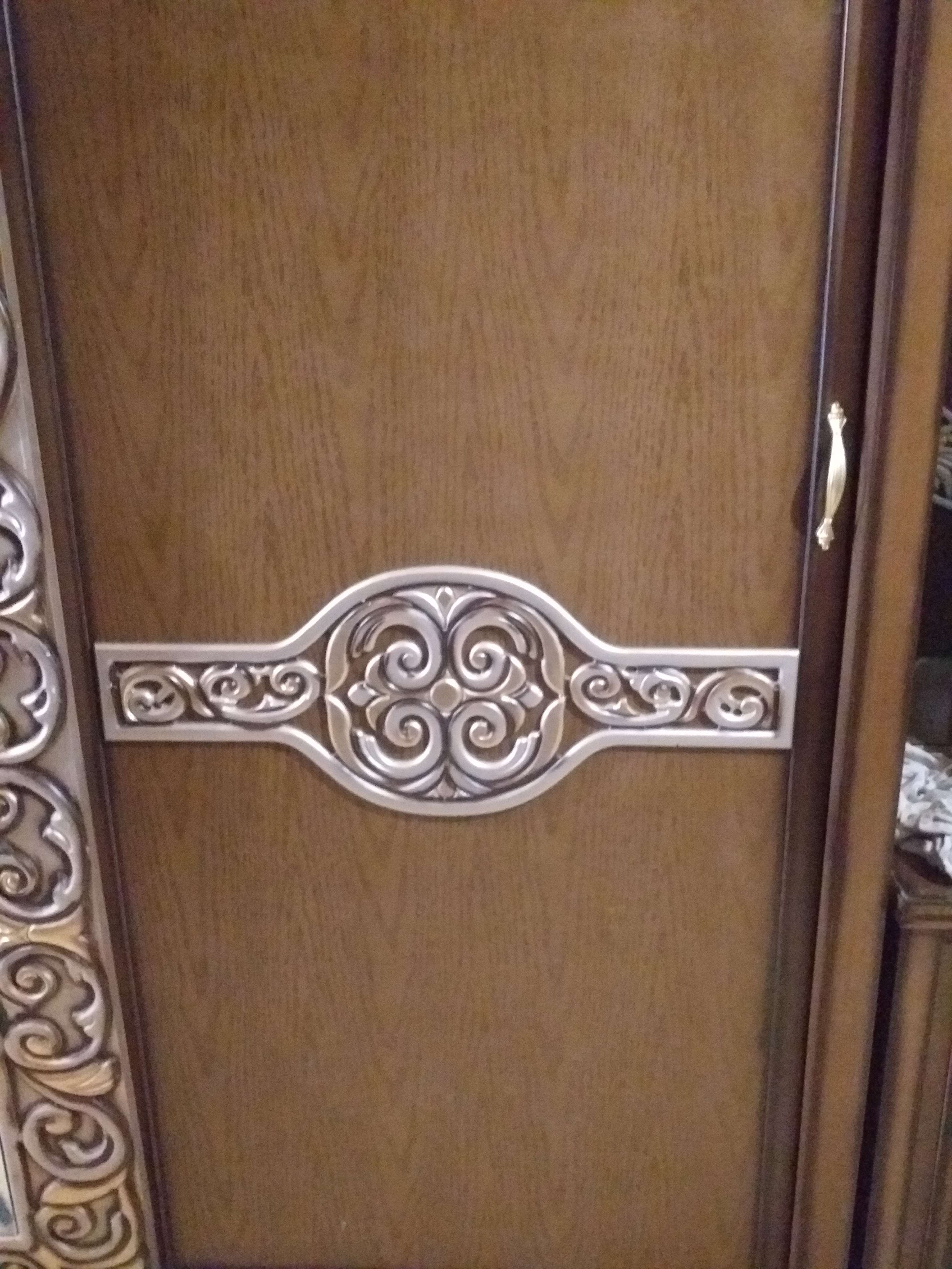 Carved wooden decoration